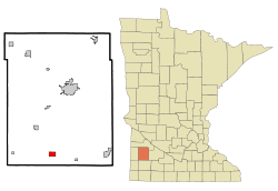 Location of Balaton, Minnesota