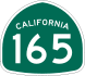 State Route 165 marker