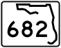 State Road 682 marker