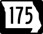 Route 175 marker
