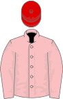 Pink, red cap