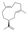 Germacrene A chemical structure.png