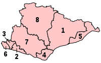 Parliamentary constituencies in East Sussex