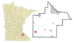 Location of Kenyon, Minnesota