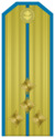 Rank insignia of Капитан of the Bulgarian Air forces.png