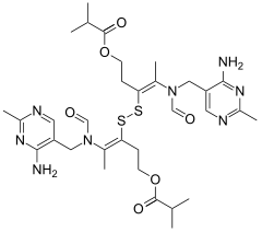 Skeletal formula of sulbutiamine
