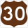 Scenic US 30 shield