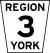 York Regional Road 3.svg