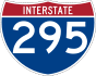 Interstate 295 marker