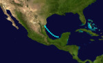 1892 Atlantic tropical storm 6 track.png