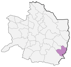 Location of Taybad County in Razavi Khorasan province