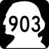 State Route 903 marker