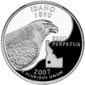 Idaho quarter dollar coin