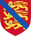 Arms of Henry, 3rd Earl of Leicester and Lancaster.svg