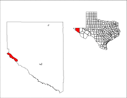 Hudspeth County FortHancock.svg