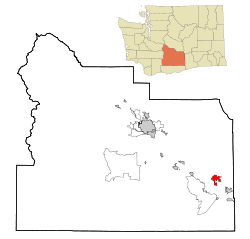 Location of Sunnyside, Washington