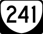 State Route 241 marker