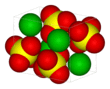 3D model of barium sulfate