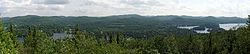 Lac Théodore et lac Saint-Joseph vus du sentier du Calvair à Saint-Adolphe-d'Howard - panoramio.jpg