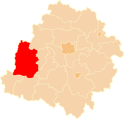 Location within the voivodeship