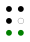 ⠯ (braille pattern dots-12346)