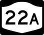 New York State Route 22A marker