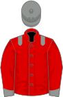 Red, grey epaulets, cuffs and cap
