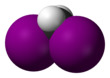 Spacefill model of diiodomethane