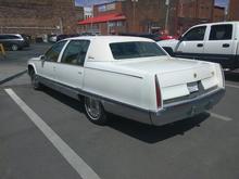 Cadillac Fleetwood rear view