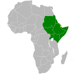 Location of the Intergovernmental Authority on Development