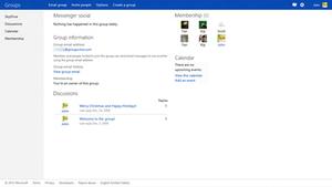 OneDrive Groups homepage