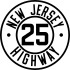 Route 25 marker