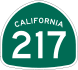 State Route 217 marker