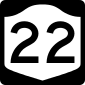 New York state route marker