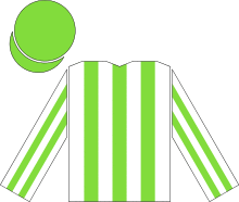 Racing silks of The Thoroughbred Corp.svg