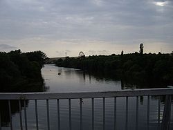 Kalitva river in Belaya Kalitva