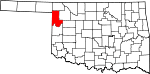 State map highlighting Ellis County
