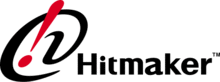 A letter h in a circle with an exclamation mark, followed by the word "Hitmaker"