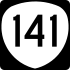 Oregon Route 141 marker