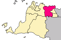Location within Banten