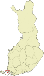 Location of Houtskär in Finland