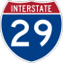 Interstate 29 marker
