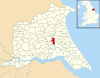 Tickton UK parish locator map.svg