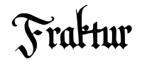 Schriftzug Fraktur.svg