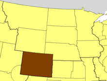 Location of The Episcopal Church in Colorado