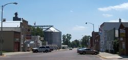 Main Street in Hatford, August 2010
