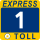 1 Express Lane free.svg