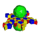 Snub icosidodecahedral prism net.png