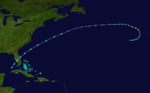 1921 Atlantic tropical storm 5 track.png