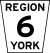 York Regional Road 6.svg